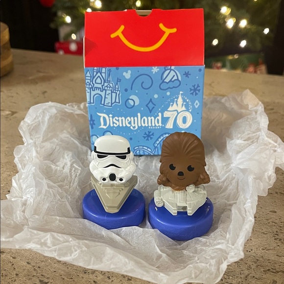 Disney Other - Disney Star Wars Happy Meal Toys  Stormtrooper & Chewbacca